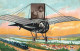 Aviation - Cpa Souvenir , Photo Enfants - Montage - Monoplan Et Passage D'un Train - ....-1914: Précurseurs