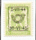 Préo Typo N°520 à 528 - Typo Precancels 1936-51 (Small Seal Of The State)