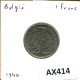 1 FRANC 1940 BELGIQUE BELGIUM Pièce BELGIE-BELGIQUE #AX414.F - 1 Franc