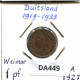 1 RENTENPFENNIG 1927 A GERMANY Coin #DA449.2.U - 1 Rentenpfennig & 1 Reichspfennig