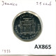 25 CENTS 1993 JAMAICA Coin #AX865.U - Jamaica