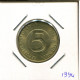 5 TOLARJEV 1994 SLOVENIA Coin #AR382.U - Slovenia