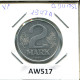 2 DM 1977 A DDR EAST GERMANY Coin #AW517.U - 2 Mark