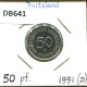 50 PFENNIG 1991 D WEST & UNIFIED GERMANY Coin #DB641.U - 50 Pfennig