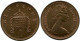 NEW PENNY 1971 UK GREAT BRITAIN Coin #AZ036.U - 1 Penny & 1 New Penny