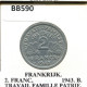 2 FRANCS 1943 FRANKREICH FRANCE Französisch Münze #BB590.D - 2 Francs