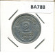2 FRANCS 1947 FRANKREICH FRANCE Französisch Münze #BA788.D - 2 Francs