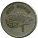 1 RUPEE 1982 SEYCHELLEN SEYCHELLES Münze #AZ235.D - Seychellen