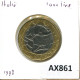 1000 LIRE 1998 ITALIA ITALY Moneda BIMETALLIC #AX861.E - 1 000 Liras
