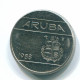 10 CENTS 1988 ARUBA (NEERLANDÉS NETHERLANDS) Nickel Colonial Moneda #S13625.E - Aruba