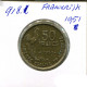 50 FRANCS 1951 FRANCIA FRANCE Moneda #AN472.E - 50 Francs
