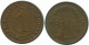 1 REICHSPFENNIG 1925 E ALLEMAGNE Pièce GERMANY #AE215.F - 1 Rentenpfennig & 1 Reichspfennig