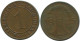 1 REICHSPFENNIG 1925 E ALLEMAGNE Pièce GERMANY #AE215.F - 1 Renten- & 1 Reichspfennig