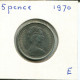 5 PENCE 1970 UK GRANDE-BRETAGNE GREAT BRITAIN Pièce #AX019.F - Andere & Zonder Classificatie