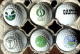 Lot 63 Balles Golf Avec Logos Clubs Publicitaires Compétitions Très Bon état - Kleding, Souvenirs & Andere