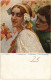 PC LOVE-WHISPERING ART NOUVEAU S. SOLOMKO RUSSIAN ARTIST SIGNED (a35927) - Solomko, S.