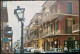 Cp NEW ORLEANS, Louisiana - French Quarter - Lace Work Balconies On St Peter Street In The French Quarter - New Orleans