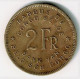 CONGO BELGE / 2 FRANCS / 1946 - 1945-1951: Régence