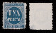 Alfonso XIII.1898-9.CIFRA Azul.1p.Uso Manual.Alemany 31 - Usados