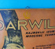 DARWIL Superautomatic 57 Rubis ... Swiss Watch - Vintage Cardboard Advertising Sign * Publicitaire Vintage En Carton - Paperboard Signs