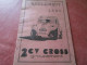 2CV CROSS Groupement - Règlement 1990 (20 Pages) - Livres