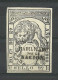 ESPANA Spain 1868 Sello 9 Paper Stamp 20 Cs De Eo OPT Habilitade De Nacion Revenue Tax  Lion Löwe - Fiscal-postal