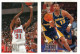 2 Cartes  Panini Basket Ball Fleer 1996 -1997 Mark Jackson .G & ED .O.Bannon ..F - Pallacanestro