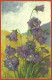 Fleurs ( Campanules ) Peinture Signée De Anna Haller - CPA Non-Utilisée - Haller, A.