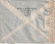EGYPTE Lettre 1950 ALEXANDRIE Pour PARIS   BANDE DE CENSURE - Covers & Documents