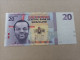 Billete De Swaziland De 20 Emalangeni, Serie AA0025033, Año 2010, UNC - Swaziland