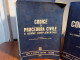 Delcampe - CODICE CIVILE + CODICE DI PROCEDURA CIVILE + CODICE CIVILE CON LA COSTITUZIONE - 3 LIBRI DI DIRITTO CIVILE - Derecho Y Economía