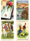 Delcampe - FISHING HUMOR COMIC, 25 Old Postcards Pre-1960 (L6207) - Collections & Lots