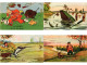 Delcampe - HUNTING FISHING HUMOR COMIC, 33 Old Postcards Pre-1950 (L6206) - Collezioni E Lotti