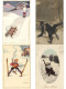 Delcampe - WINTERSPORT INCL. SKIING 25 Vintage Postcards Pre-1940 (L6580) - Collections & Lots