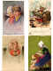 Delcampe - DUTCH FOLKLORE, 73 Mostly Artist Signed Vintage Postcards Pre-1940 (L6210) - Collections & Lots