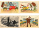 Delcampe - MILITARY HUMOR, 300 Old Postcards Mostly Pre-1950 (L6201) - Collections & Lots