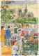 MENU ILLUSTRE - AIR FRANCE-LIGNE LE CAIRE - PARIS 1965 - - Menu