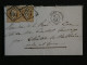 BS5 FRANCE  BELLE  LETTRE  1866 CAEN   A  CHATEAU LAVALIERE FRANCE +2X N°21+ AFF INTERESSANT++++ - 1862 Napoleon III