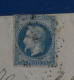 BS5 FRANCE  LETTRE  1868 ST CYR   A  CASTEL LAUNAY  +N°29+ AFF INTERESSANT++++ - 1863-1870 Napoléon III Lauré