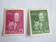 SUEDE - SWEDEN - 1956 YVERT N° 544/545 MLH* - Unused Stamps