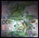 Banknote Collection，Swiss Gobao KBA NotaSys Butterfly Transformation Banknote Edition Commemorative Voucher Exquisitely - Qatar