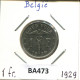 1 FRANC 1929 DUTCH Text BÉLGICA BELGIUM Moneda #BA473.E - 1 Frank