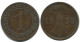 1 REICHSPFENNIG 1930 G GERMANY Coin #AE210.U - 1 Renten- & 1 Reichspfennig