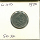 50 PFENNIG 1950 J WEST & UNIFIED GERMANY Coin #AU734.U - 50 Pfennig