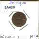 50 CENTIMES 1969 FRENCH Text BELGIUM Coin #BA439.U - 50 Centimes