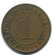 1 REICHSPFENNIG 1924 A GERMANY Coin #AE212.U - 1 Renten- & 1 Reichspfennig