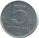 5 PFENNIG 1975 A DDR EAST GERMANY Coin #AE008.U - 5 Pfennig