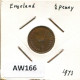HALF PENNY 1973 UK GREAT BRITAIN Coin #AW166.U - 1/2 Penny & 1/2 New Penny