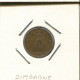 1 CENTS 1980 ZIMBABWE Coin #AS041.U - Zimbabwe