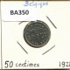 50 CENTIMES 1928 Französisch Text BELGIEN BELGIUM Münze #BA350.D - 50 Cents